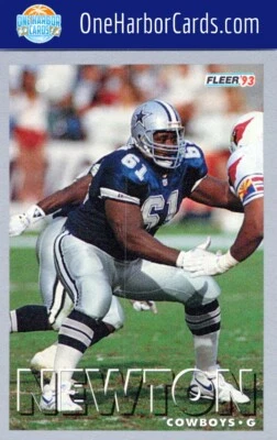 1993 Fleer Dallas Cowboys Football Card #30 Nate Newton - Image 1 of 2