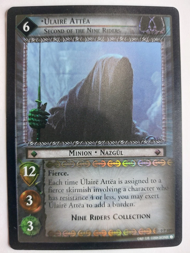 LOTR TCG Promo ULAIRE ATTEA SECOND OF THE NINE RIDERS 0P109 FOIL LP - Image 1 of 1