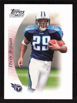 Chris Brown 2005 Topps Draft Picks & Prospects #87 Tennessee Titans - Image 1 of 2