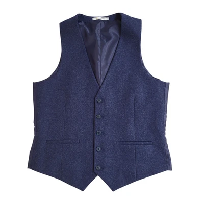 Farah Waistcoat Blue Smart formal 2 Pocket Wool Blend Men's S 38" - Image 1 of 4