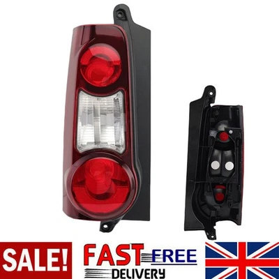 Fits Peugeot Partner MK2 2012-19 Left Passenger Side Rear Tail Light Brake Lamp - Image 1 of 4