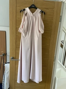 Reiss Pale Pink Andressa Dress Size 12 - Picture 1 of 7