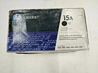Cartouche de toner noir noir 15 A d'origine pour HP Laser Jet... - Photo 1/4