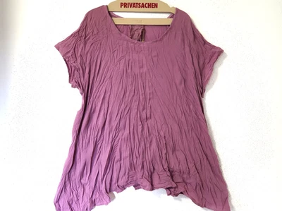 PRIVATSACHEN Shirt Tunika A-Linie Bio-Baumwolle 48-50-52 (3) NAHRUND flieder - Bild 1 von 3