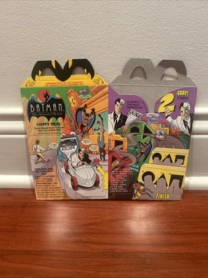 McDonald's 1993 Batman Animado Happy Meal Caja de Juguetes Nunca Usada Dos Caras Foto 1 de 3