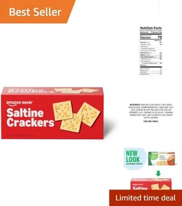 16 Unzen Schachtel Saltine Cracker - Perfekt mit Suppen und Toppings - Bild 1 von 7