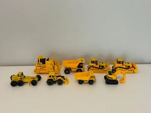 Vintage CAT Tonka Hot Wheels Maistro Construction Vehicles Tractors Lot of 8 - Picture 1 of 12
