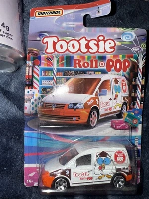 Matchbox Volkswagen Caddy Delivery - Tootsie Roll Pop - Sweet Rides Series 1/6 - Image 1 of 3