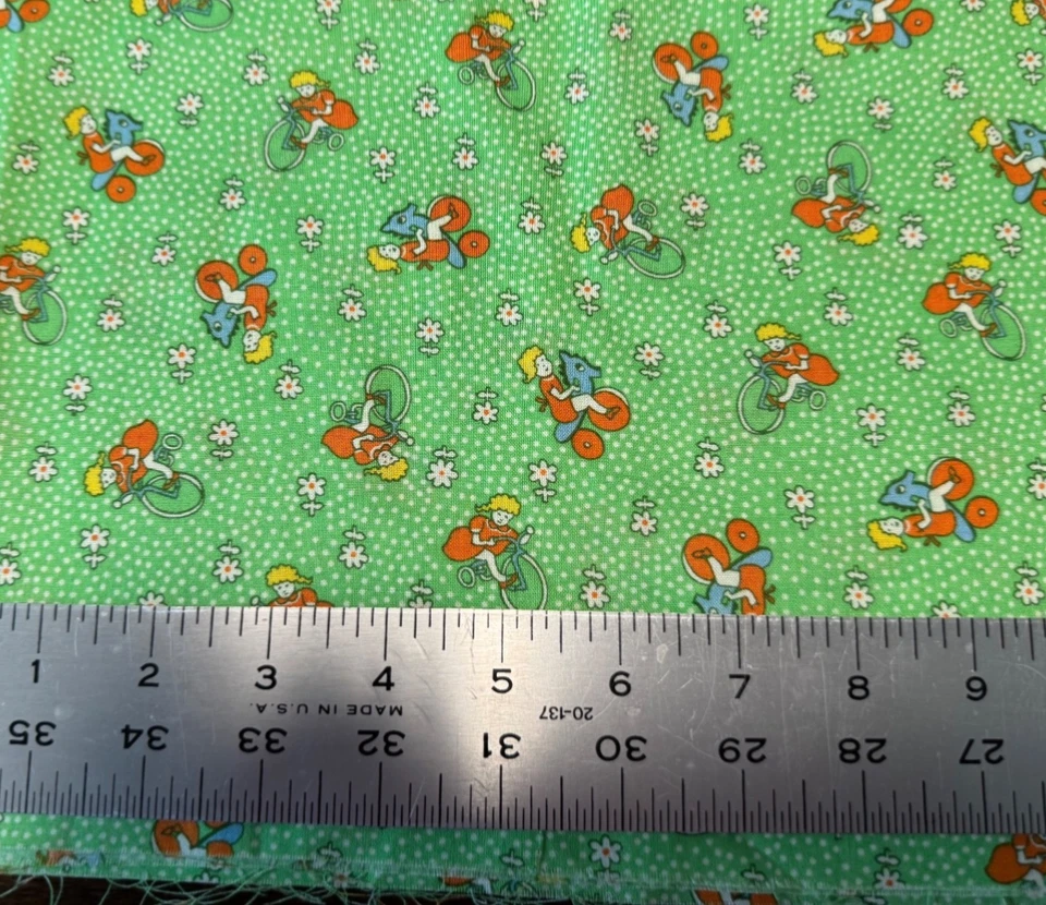 Windham Cotton Reproductions 1930’s Fabric Story Book Girls 18”X 32” - Image 1 of 1