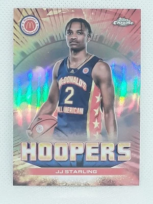 JJ Starling 2022 Topps Chrome McDonald's All American - Hoopers #HS-7 - Image 1 of 2