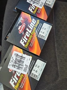 Fireline Thermally Fused Tough Fishing Line 30lb. Test Crystal Color Used Lot - Picture 1 of 6