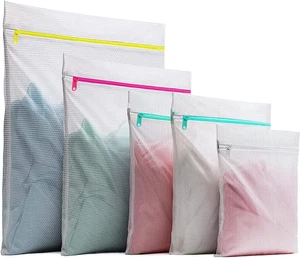 5er Set Wäschenetz mit Reißverschluss – Für Schuhe, BH, Bluse & Babykleidung, DE - Bild 1 von 8