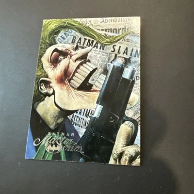 BATMAN MASTER SERIES BASE CARD #9 I DID IT! - Very Good Condition - Image 1 of 4