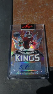 2022 Leaf Metal Touchdown Kings Proof Devonta Smith Autograph RC Rookie 1/1 - Picture 1 of 2