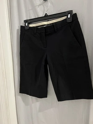 Шорты-бермуды Theory Hilaria Approach черные размер 0 опрятные классические - Изображение 1 из 4