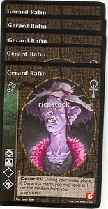 Gerard Rafin x5 Nosferatu BSC VTES Jyhad - Picture 1 of 1