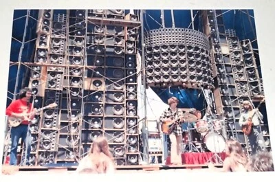 Grateful Dead Jerry Garcia / Bob Weir WALL OF SOUND 1974 Color Poster 19" x 13" - Image 1 of 2