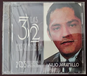 Las 32 Mas Grandes de Julio Jaramillo (2004, 2CDs) Lideres /Factory Sealed/New - Picture 1 of 4