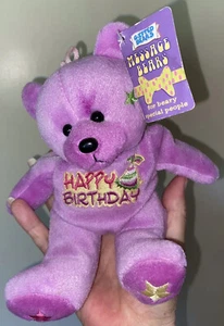 GIFTED BEARS Skansen beanie kids Message Birthday Bear NWT RARE - Bild 1 von 9