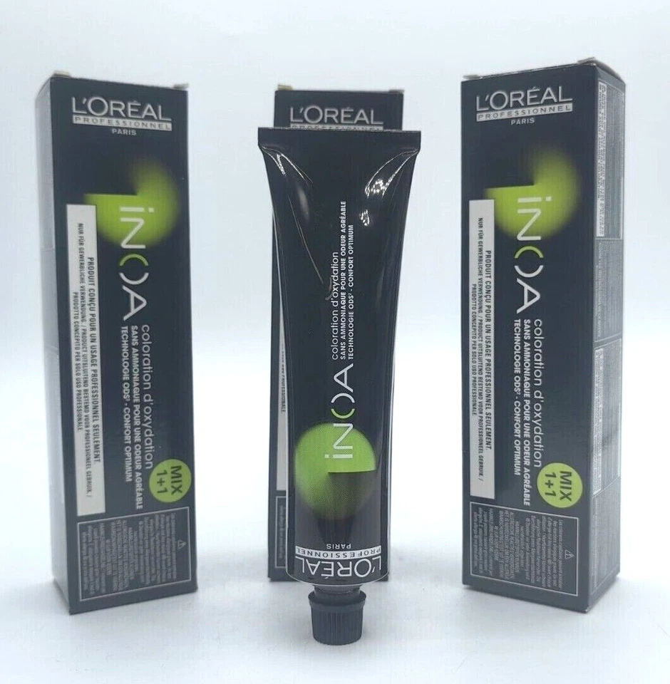 Loreal Inoa Oxidative Color Haarfarbe o.  Ammoniak verschiedene Nuancen 60g i17 - Bild 1 von 2