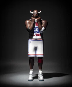 【En stock】Juguete de vinilo Fools Paradise NBA Michael Jordan XL 23 dos tres estrellas - Imagen 1 de 11