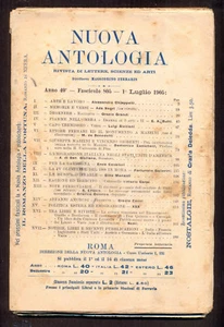 Nuova Antologia rivista di lettere scienze ed arti Anno 40 Fascicolo 805 1905 - Bild 1 von 3