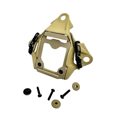 Tactical Metal/Nylon 3-Hole Helmet NVG Shroud Mount w/ bungee MICH ACH ECH - Image 1 of 4