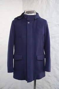 RARE NEW Loro Piana 100% Vicuna Blue Parka Medium M $25K - Picture 1 of 14