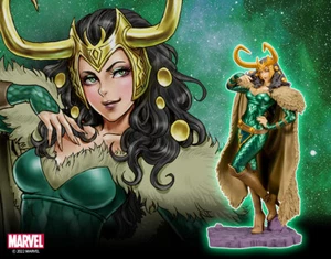 NEW KOTOBUKIYA MARVEL Bishoujo MARVEL UNIVERSE Lady Loki 1/7 scale Figure Japan - Picture 1 of 10