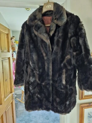Astraka faux fur coat 10 - Image 1 of 4
