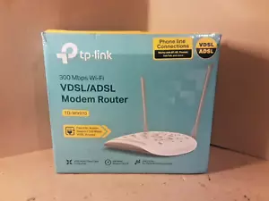TP-Link VDSL/ADSL Modem Router TD-W9970 + PSU AND LAN CABLE BOX - Picture 1 of 10