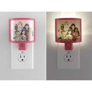 Disney Princess Night Light Light Sensor Cinderella Tiana Moana + - Picture 1 of 2