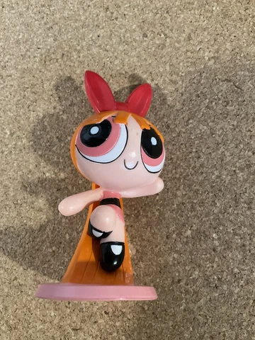2000 Blossom 3.5" Bakery Crafts Pink PVC Action Figure Powerpuff Girls Cartoon Cover
