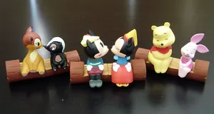 Juego de minifiguras relajantes de Disney Mickey Mouse y AMIGOS (un conjunto de 6) ***RARO*** - Imagen 1 de 6