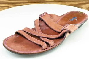 Earth Keepers Size 6 M Purple Slides Leather Women Sandal Shoes 11649 - Picture 1 of 8