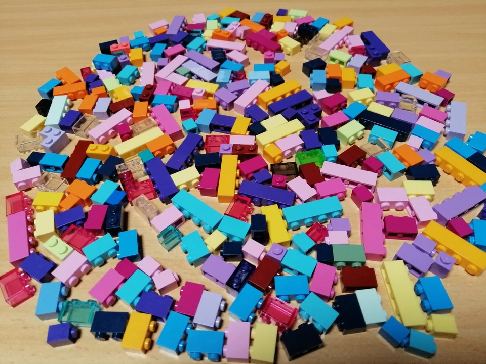 LEGO Großes Konvolut Legosteine - einreihige Steine FRIENDS / Bunte Stangen - Bild 1 von 4