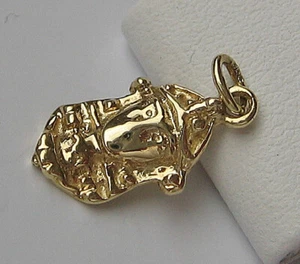 ♦️Ägypten Pharao Anhänger aus 14kt 585 Gold Symbol Glaube Gelbgold Pendant 7317 - Bild 1 von 12