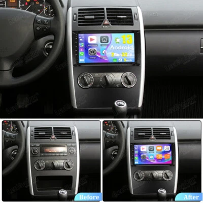 LEEKOOLUU Apple Carplay 32GB Autoradio Für Mercedes-Benz A/B Klasse/Vito W169 W639 W245