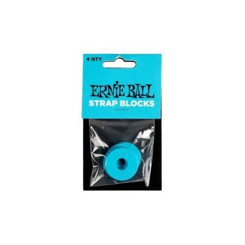 Ernie Ball Strap Blocks 4 Pack - Blue - Imagem 1 de 1