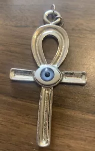 Ägyptischer Ankh Anhänger mit blauem Auge - Bild 1 von 3