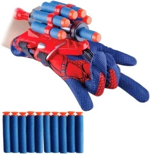 XEUOME Spider Handschuhe Web Shooter Spielzeug Kinder Handgelenk Set schwarz - Bild 1 von 7