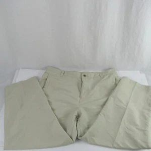 REEL LEGENDS Men's 40 Khaki Tan Active Pants Fishing Polyester 27" inseam - Picture 1 of 12