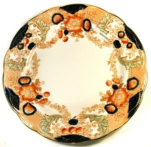 Set of 5 Antique Glenwood Wood & Son Semi-Porcelain 8" Salad Plates 1895-1907 - Picture 1 of 4