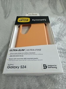 OtterBox Samsung Galaxy S24 Symmetry Series Case, Sunstone (Orange) New - Picture 1 of 6