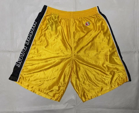 NOTRE DAME FIGHTING IRISH LARGE CHAMPION SHORTS VINTAGE GOLD UNIVERSITY NCAA Cover
