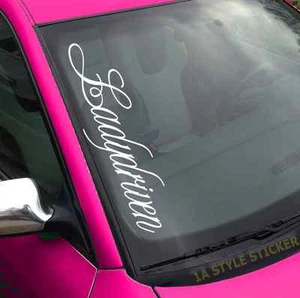Pegatina Ladydriven Bad Girlscar Ladylike coche de mujer pegatina de coche - Imagen 1 de 4