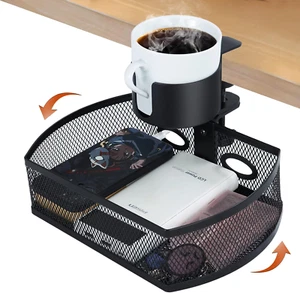 under Desk Organizer,Cup Holder,Table Management Tray, Swivel Pencil Drawer - Picture 1 of 12
