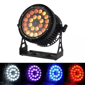 US DJ Light 24X6in1 RGBWA UV Led Waterproof Zoom Par Light IP65 Outdoor Stage - Picture 1 of 8