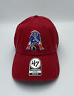 New England Patriots 47' Franczyza Vintage Logo Czerwony dopasowany kapelusz; Średni