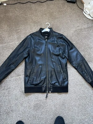 Pretty Green Men’s Jacket 100% Leather  Medium size - Image 1 of 4